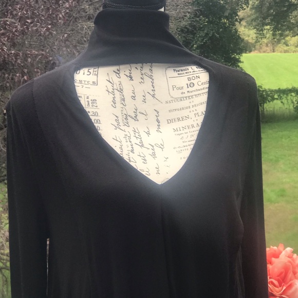 FREE PEOPLE Uptown Turtleneck Top Black xs - Picture 3 of 8